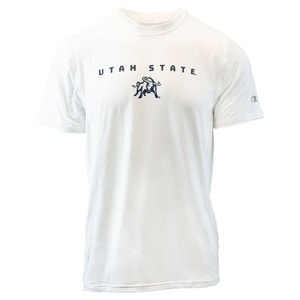 Champion Utah State Aggie Bull Unisex T-Shirt white